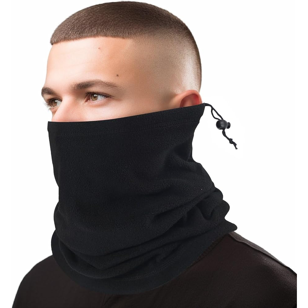 BUFANDA DE CUELLO MULTIFUNCIONAL NEGRO