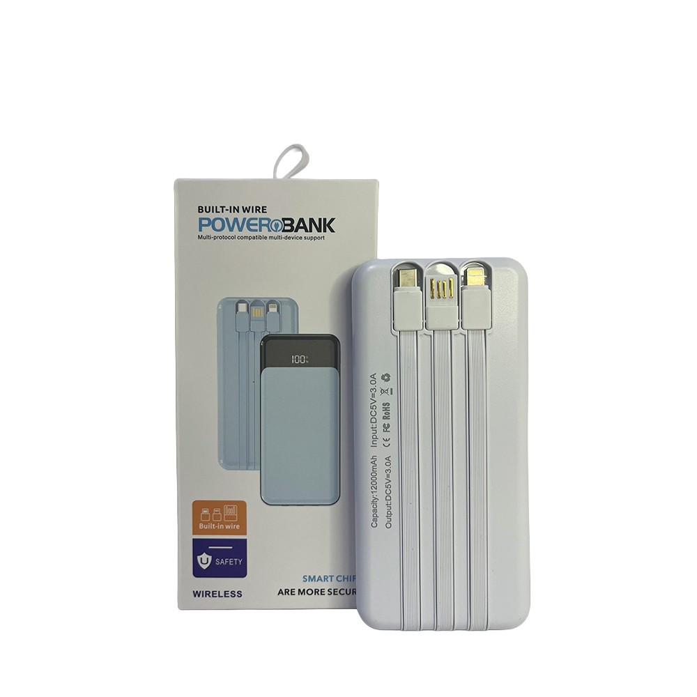 POWER BANK 12000MAH SMART CHIPS