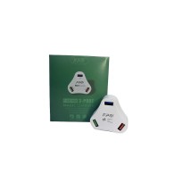 ADAPTADOR FPM 3 PUERTOS 2.4 A  F-AD1023X